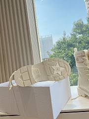 Dior D-Major Ankle Boots In White - 6