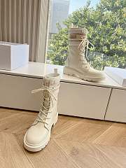 Dior D-Major Ankle Boots In White - 2