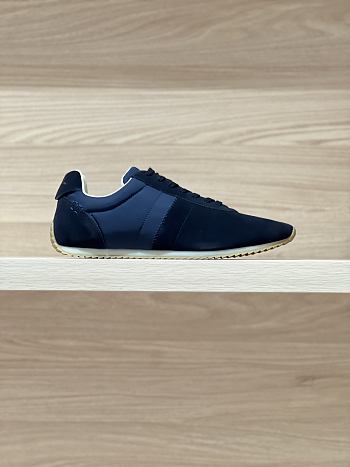 Loro Piana Fast Walk Sneaker In Blue Navy