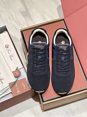 Loro Piana Fast Walk Sneaker In Blue Navy - 4