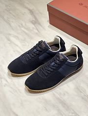 Loro Piana Fast Walk Sneaker In Blue Navy - 3