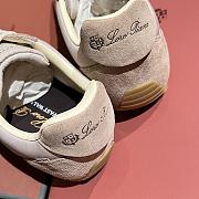 Loro Piana Fast Walk Sneaker In Maple/Dark Wheat - 6