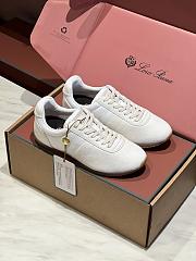 Loro Piana Fast Walk Sneaker In White - 4