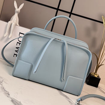 Loewe Large Amazona 180 bag in soft calfskin in light blue