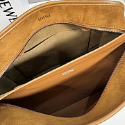 Loewe Large Amazona 180 bag in suede brown - 6