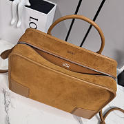 Loewe Large Amazona 180 bag in suede brown - 4