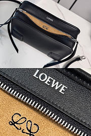 Loewe Small Amazona 180 bag in soft calfskin in black - 3