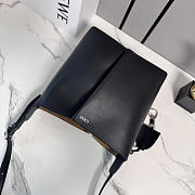 Loewe Medium Bilbao Chestnut Leather Bucket Bag Black - 4