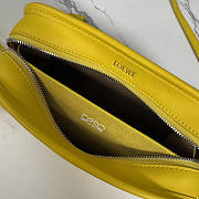 Loewe Mini Amazona 180 bag in soft calfskin yellow - 6