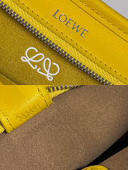 Loewe Mini Amazona 180 bag in soft calfskin yellow - 5