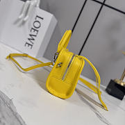 Loewe Mini Amazona 180 bag in soft calfskin yellow - 3