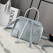 Loewe Small Amazona 180 bag in soft calfskin mineral mist - 1