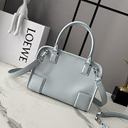 Loewe Small Amazona 180 bag in soft calfskin mineral mist - 4