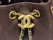 Chanel Mini 25 Hobo Bag Caviar In Brown - 2