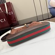 Gucci Jackie 1961 medium shoulder bag dark brown GG suede - 2
