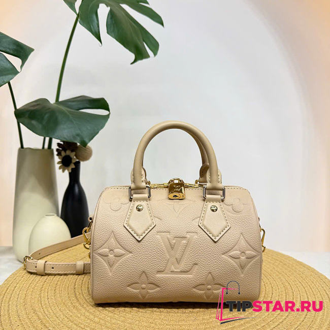 Louis Vuitton Speedy Bandoulière 20 Monogram Empreinte Hazelnut M29977 - 1