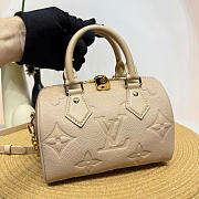 Louis Vuitton Speedy Bandoulière 20 Monogram Empreinte Hazelnut M29977 - 3