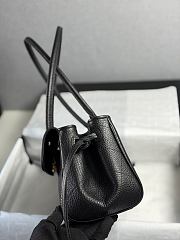 Chanel Shopping Tote Black Grained Calfskin In Black - 4