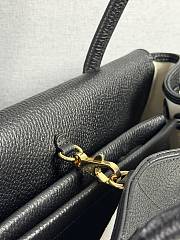 Chanel Shopping Tote Black Grained Calfskin In Black - 2