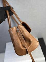 Chanel Shopping Tote Black Grained Calfskin In Brown - 5